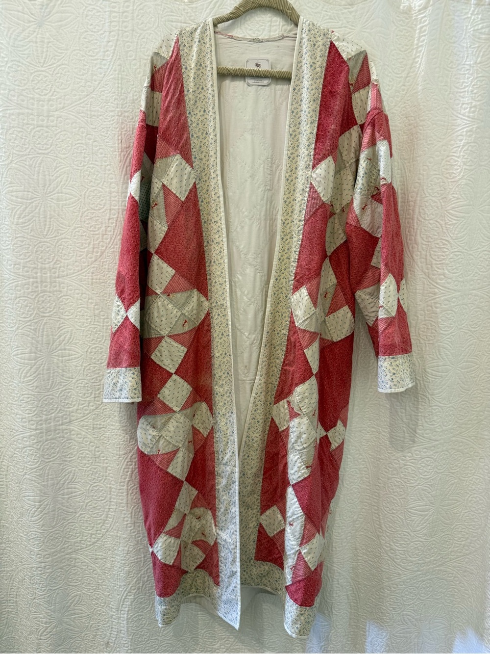 Vintage Quilt Long Coat
